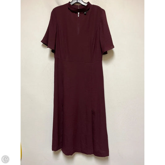 Dress Casual Maxi By Ann Taylor In Purple, Size: M