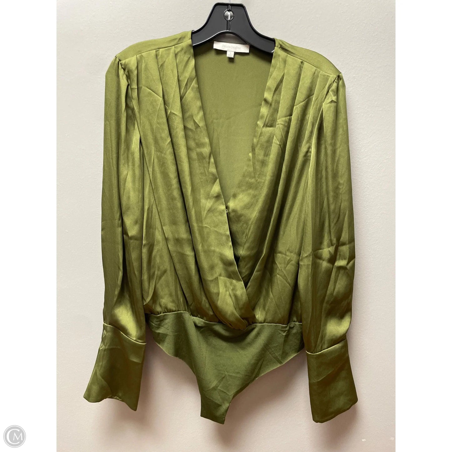Top Long Sleeve By Favorite Daughter In Green, Size: M