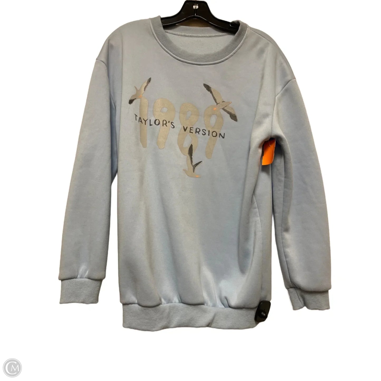 Sweatshirt Crewneck By Clothes Mentor In Blue, Size: M