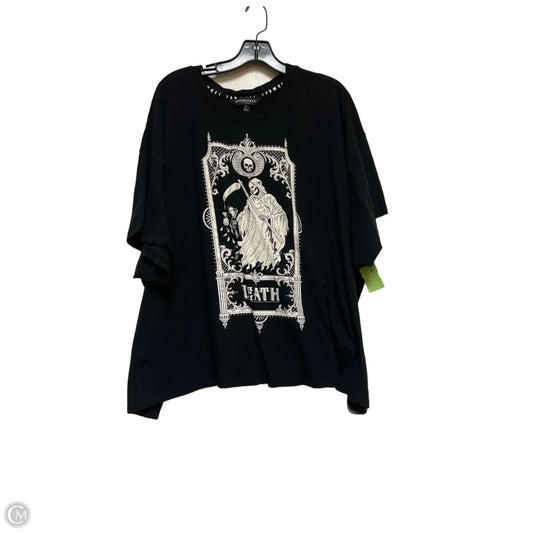 Top Short Sleeve Basic By Torrid In Black, Size: 4x