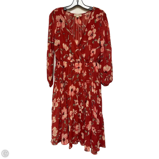 Dress Casual Midi By Indigo Rose In Floral Print, Size: Mp