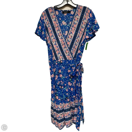 Dress Casual Short By Zesica In Floral Print, Size: L