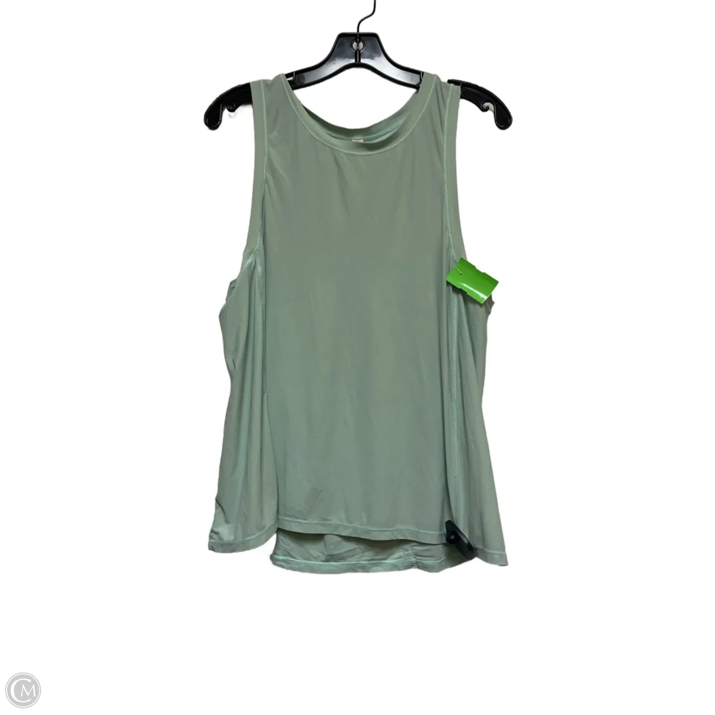 Athletic Tank Top By Lululemon In Green, Size: 8
