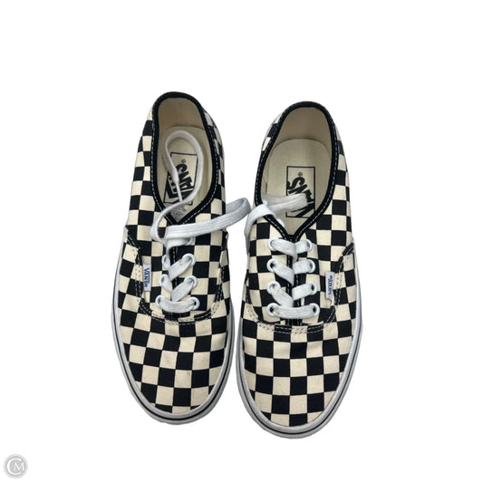 Shoes Sneakers By Vans In Checkered Pattern, Size: 7
