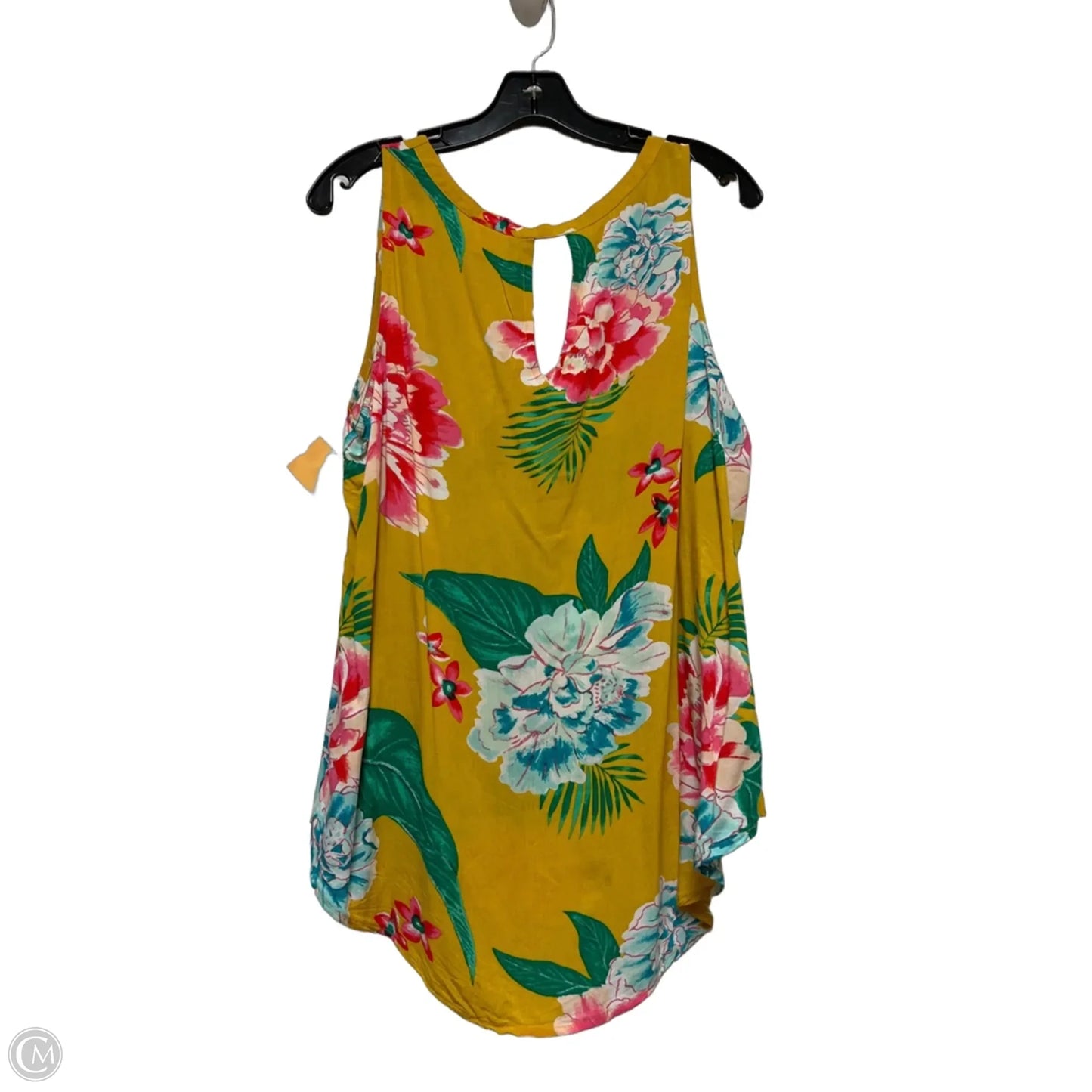 Top Sleeveless By Old Navy In Tropical Print, Size: Xl