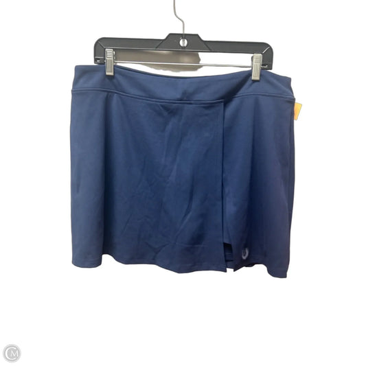 Athletic Skirt By Pink In Navy, Size: Xxl