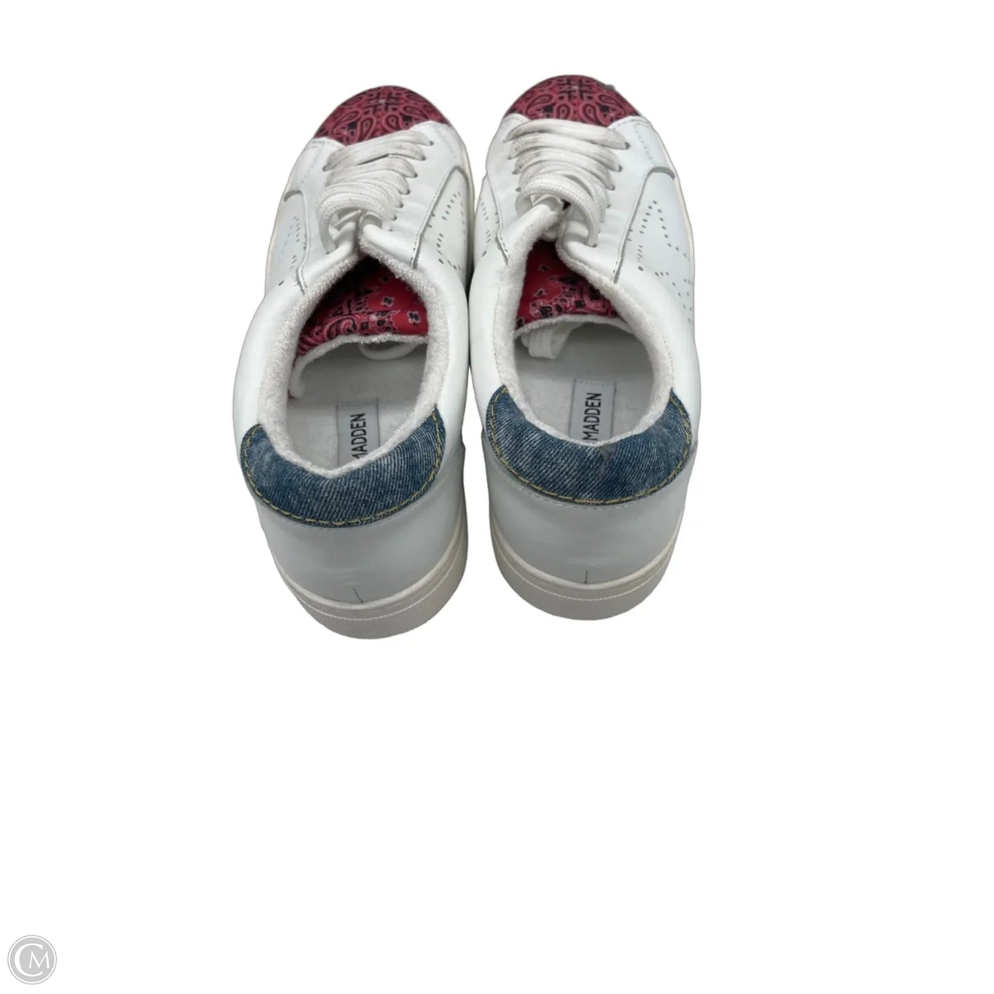 Shoes Sneakers By Steve Madden In Blue Red & White, Size: 8.5