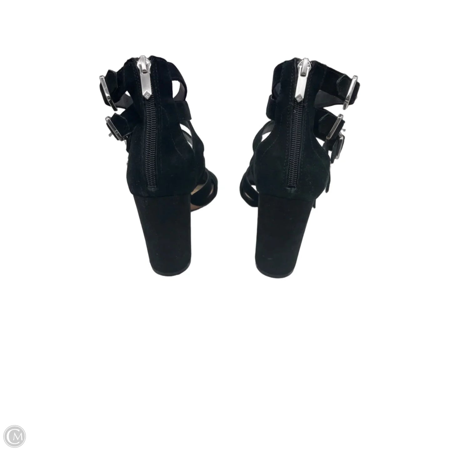 Sandals Heels Block By Sam Edelman In Black, Size: 8
