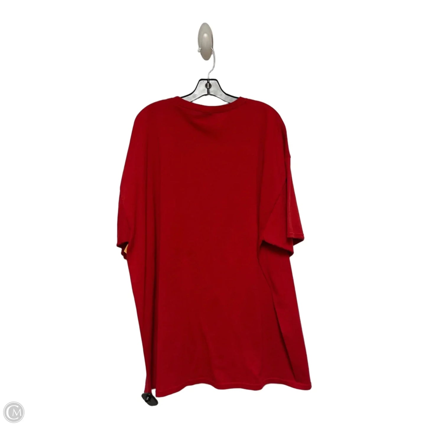 Top Short Sleeve Basic By Disney In Red, Size: 3x