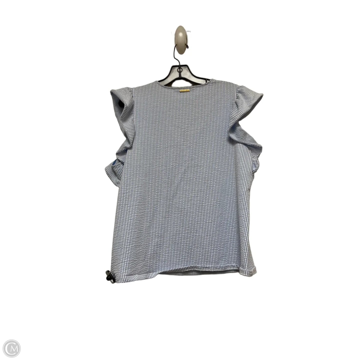 Top Sleeveless By Michael By Michael Kors In Striped Pattern, Size: Xl