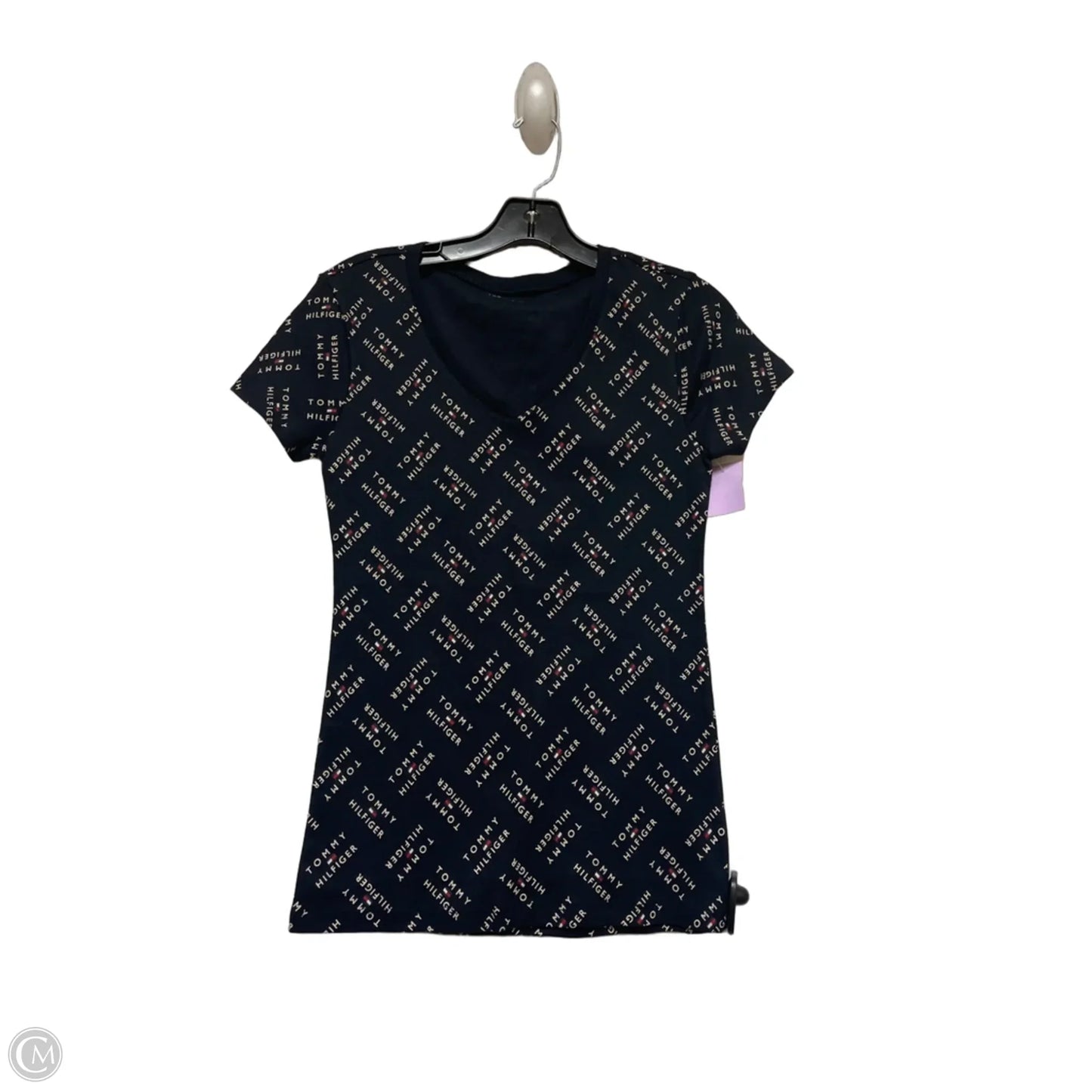 Top Short Sleeve Basic By Tommy Hilfiger In Blue, Size: S