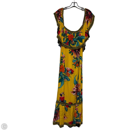 Dress Casual Maxi By Flying Tomato In Floral Print, Size: L