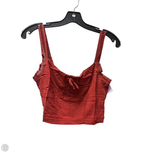 Top Sleeveless By Free People In Orange, Size: M