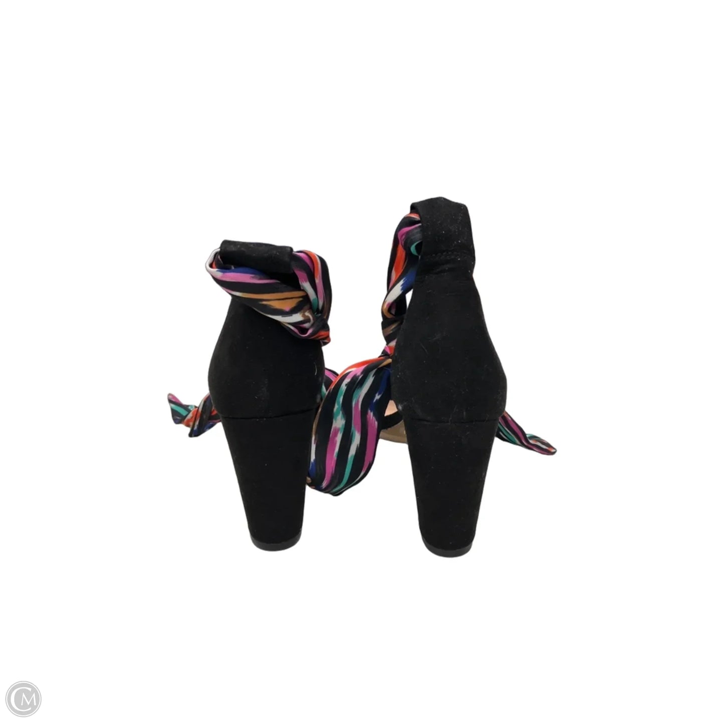 Sandals Heels Block By Inc In Black, Size: 6