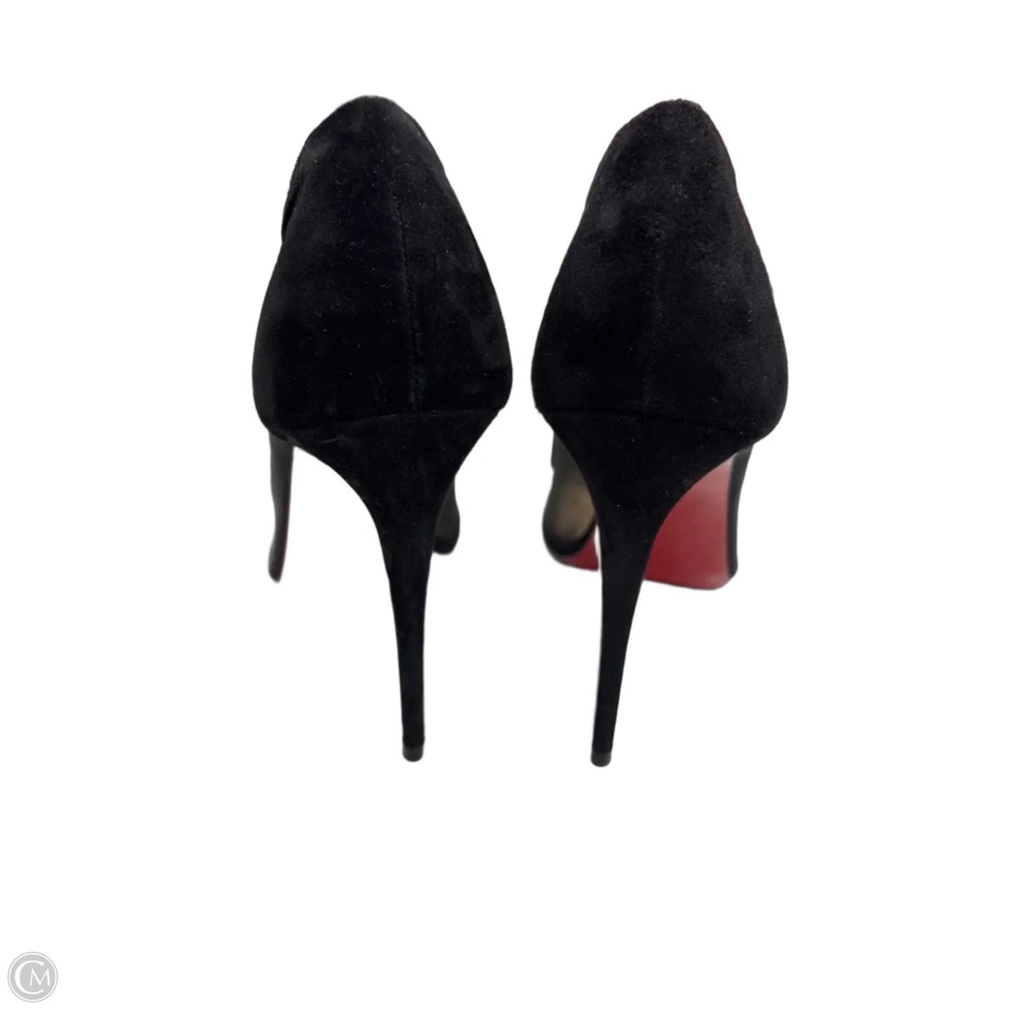 Shoes Luxury Designer By Christian Louboutin In Black, Size: 7