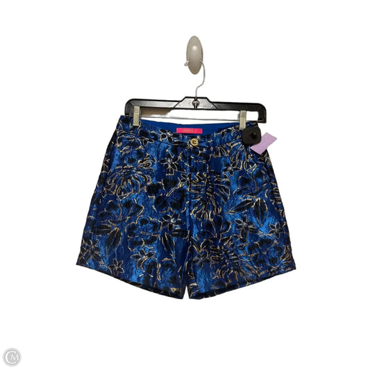 Shorts Designer By Lilly Pulitzer In Black & Blue, Size: 0