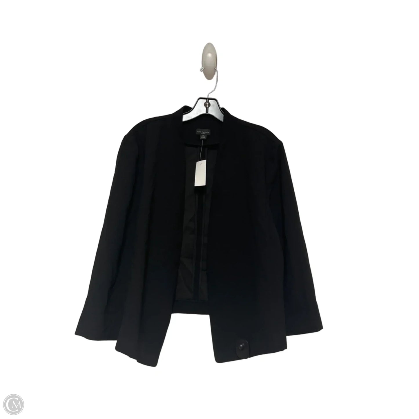 Blazer By Ann Taylor In Black, Size: Xl