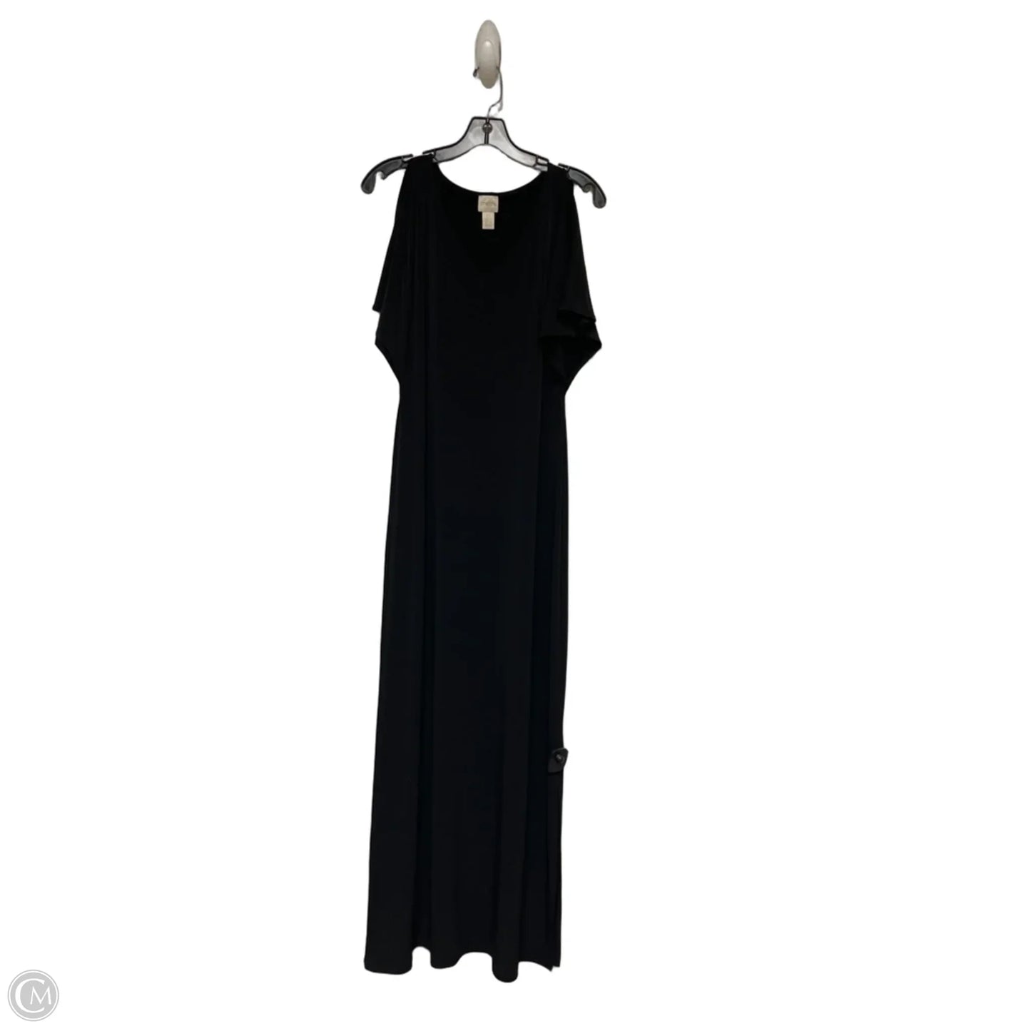 Dress Casual Maxi By Chicos In Black, Size: S