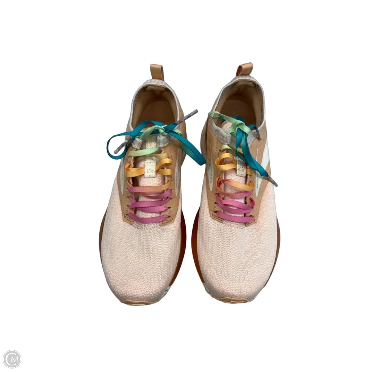 Shoes Athletic By Brooks In Tan, Size: 7.5