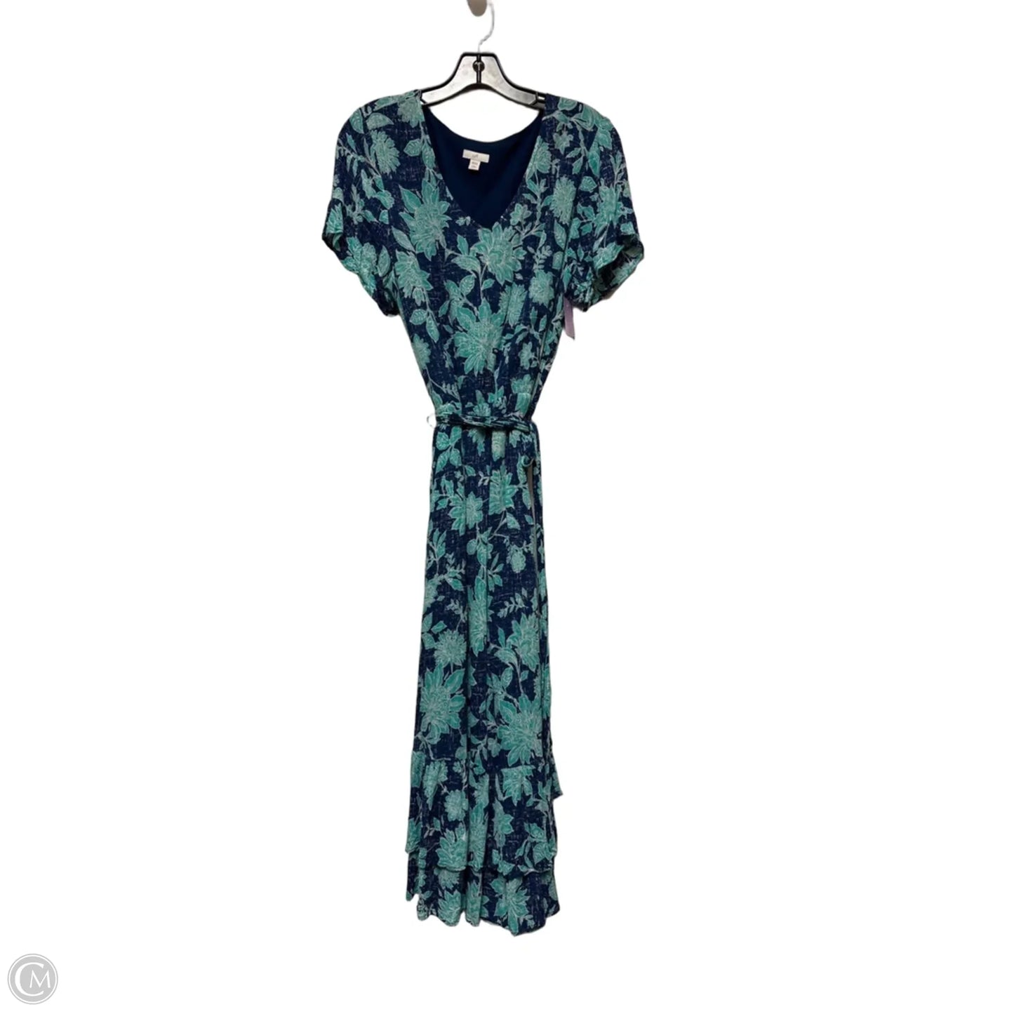 Dress Casual Maxi By J. Jill In Blue, Size: Lp