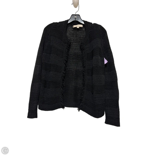 Sweater Cardigan By Loft In Black, Size: Mp