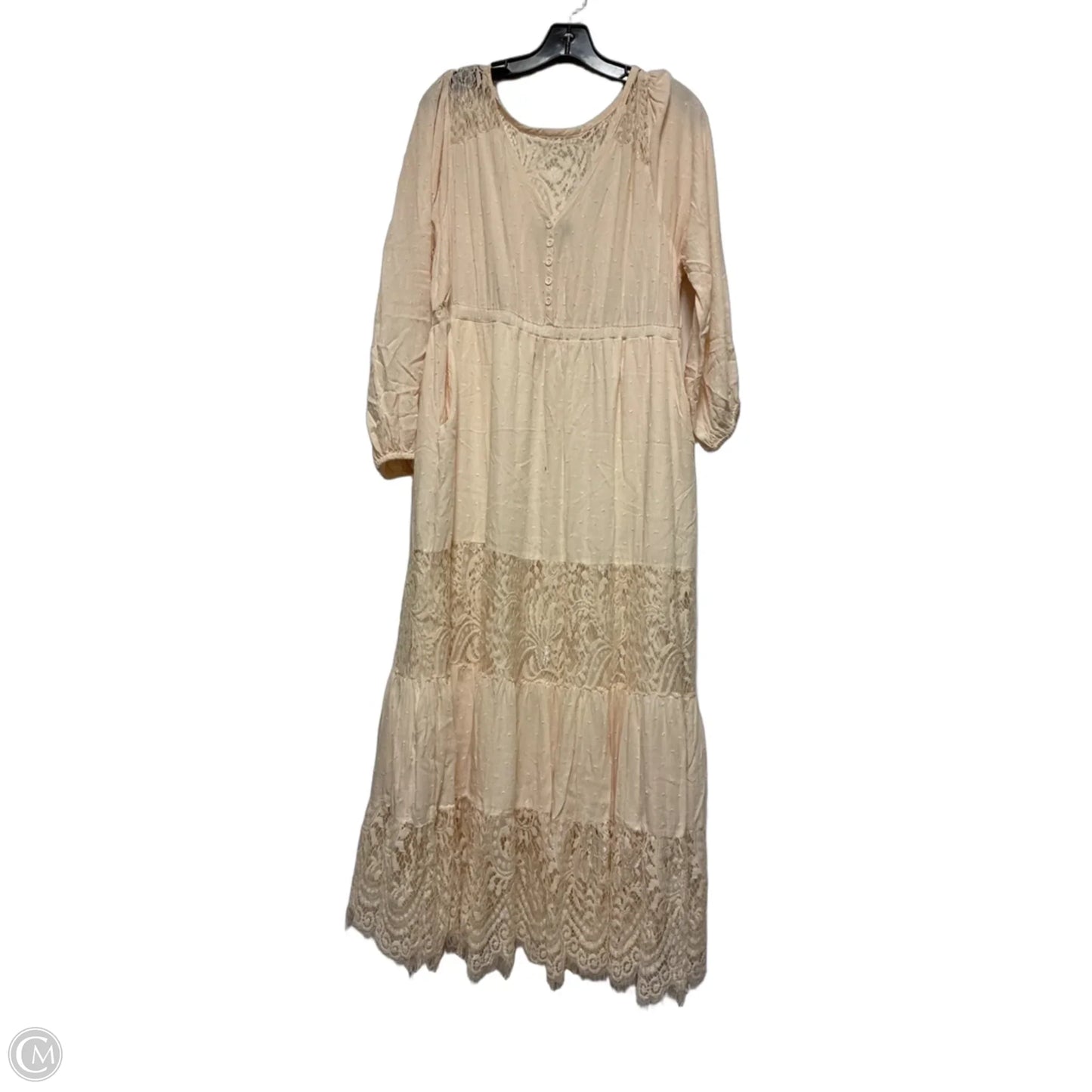 Dress Casual Maxi By Torrid In Cream, Size: L