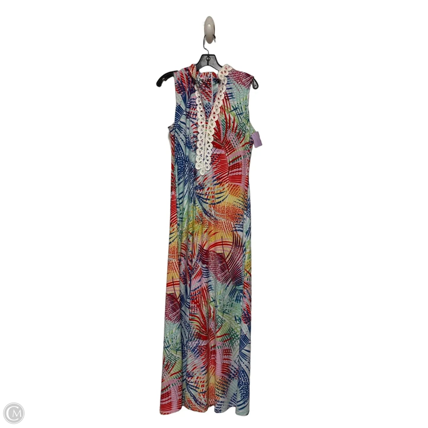 Dress Casual Maxi By Pappagallo In Tropical Print, Size: S