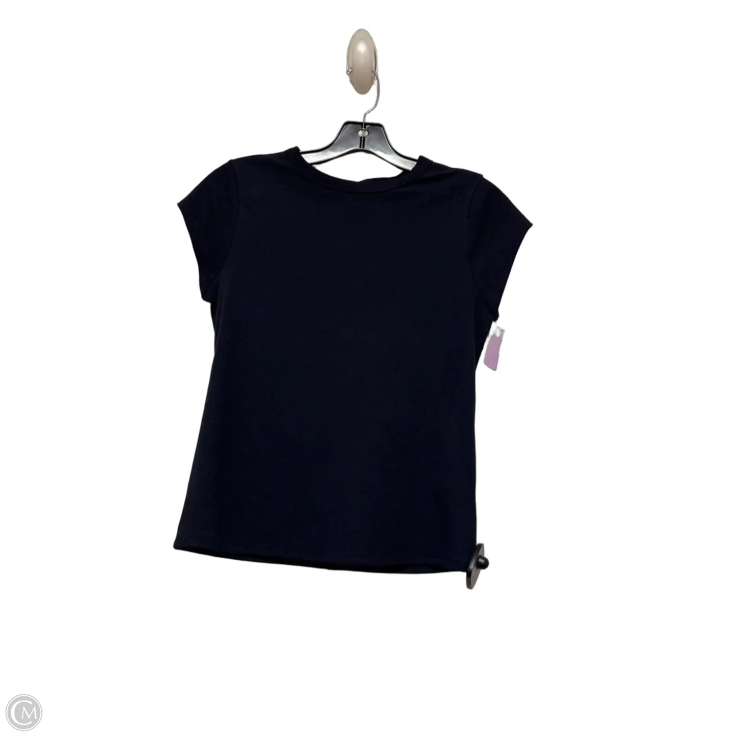 Top Short Sleeve Basic By Free Assembly In Navy, Size: S