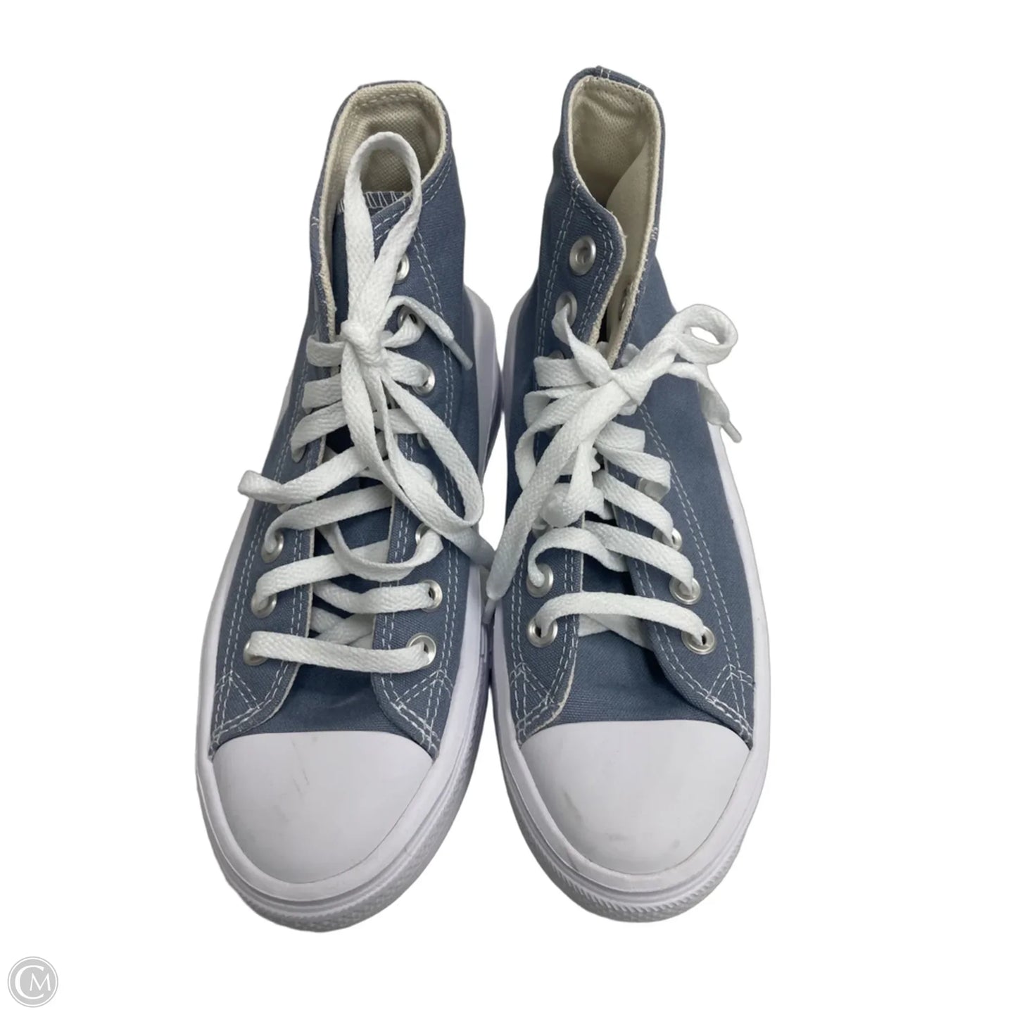 Shoes Sneakers By Converse In Blue & White, Size: 6