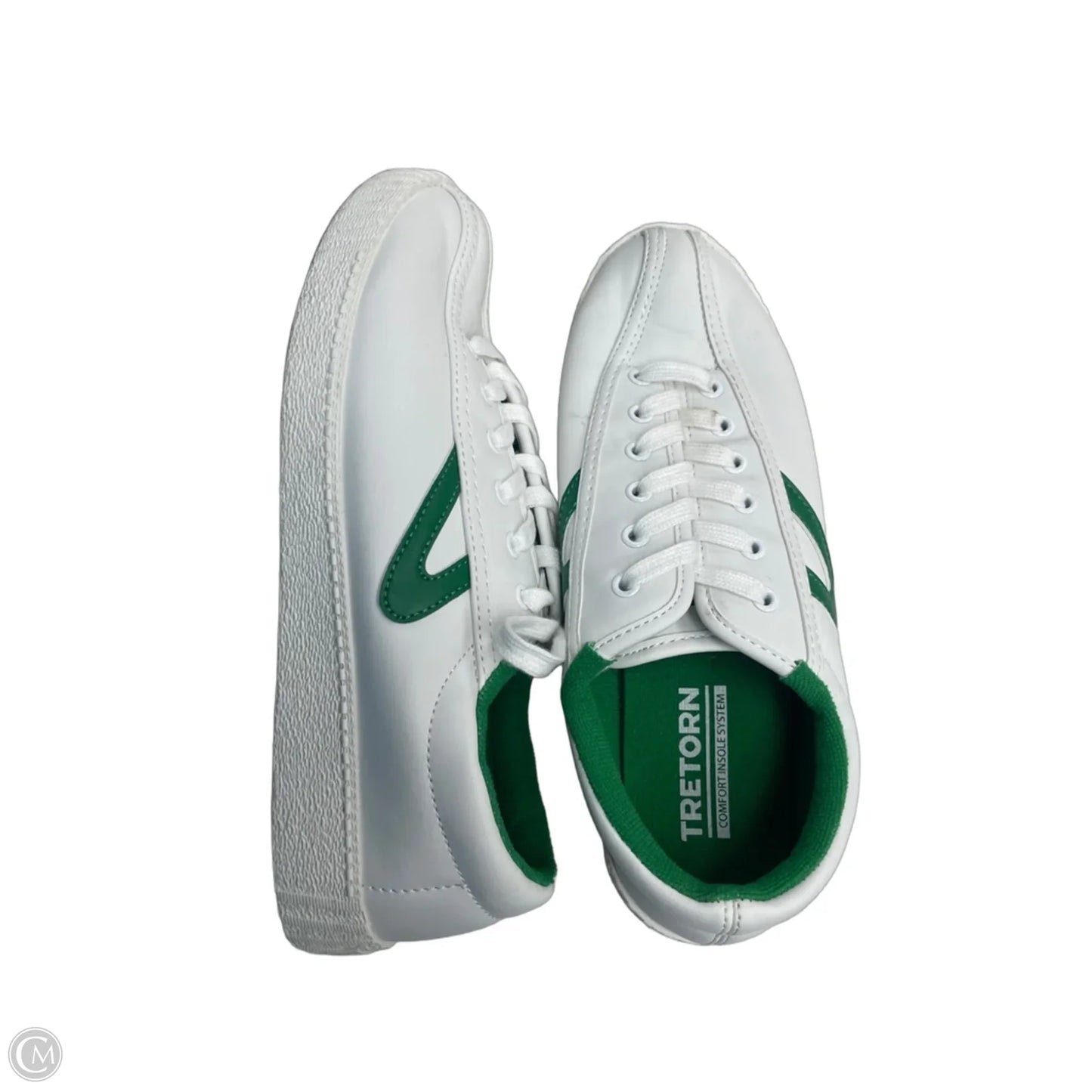 Shoes Sneakers By Tretorn In Green & White, Size: 7.5