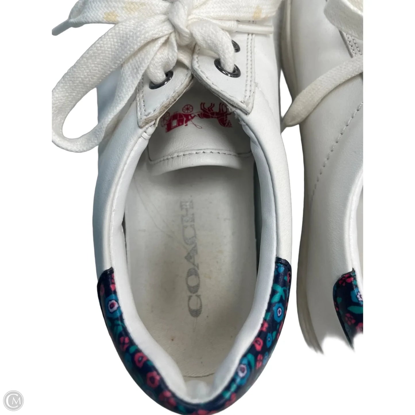 Shoes Designer By Coach In White, Size: 7