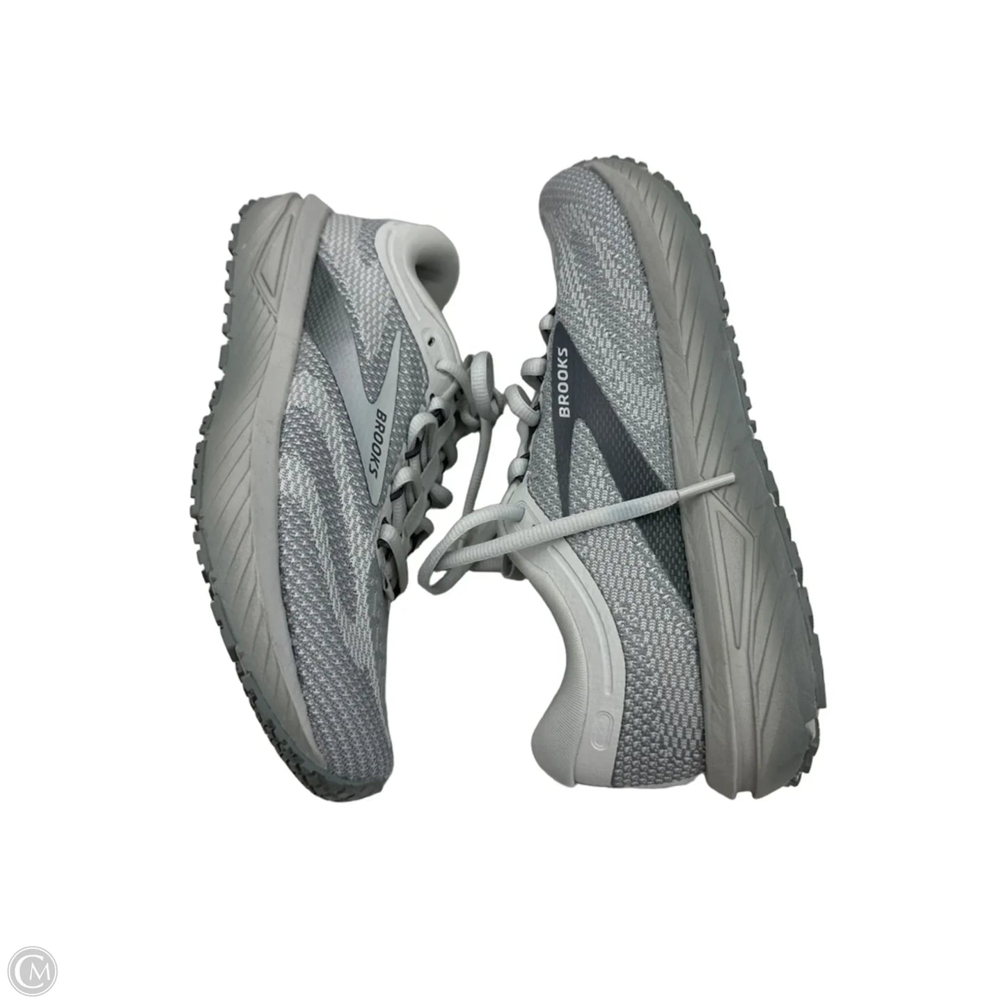 Shoes Athletic By Brooks In Grey, Size: 8