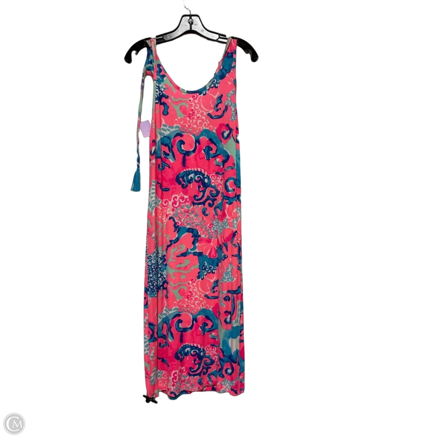Dress Designer By Lilly Pulitzer In Blue & Pink, Size: L