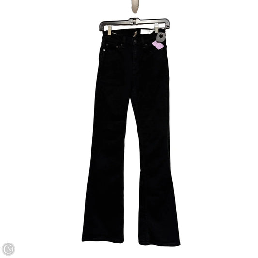Jeans Flared By Rag And Bone In Black Denim, Size: 2