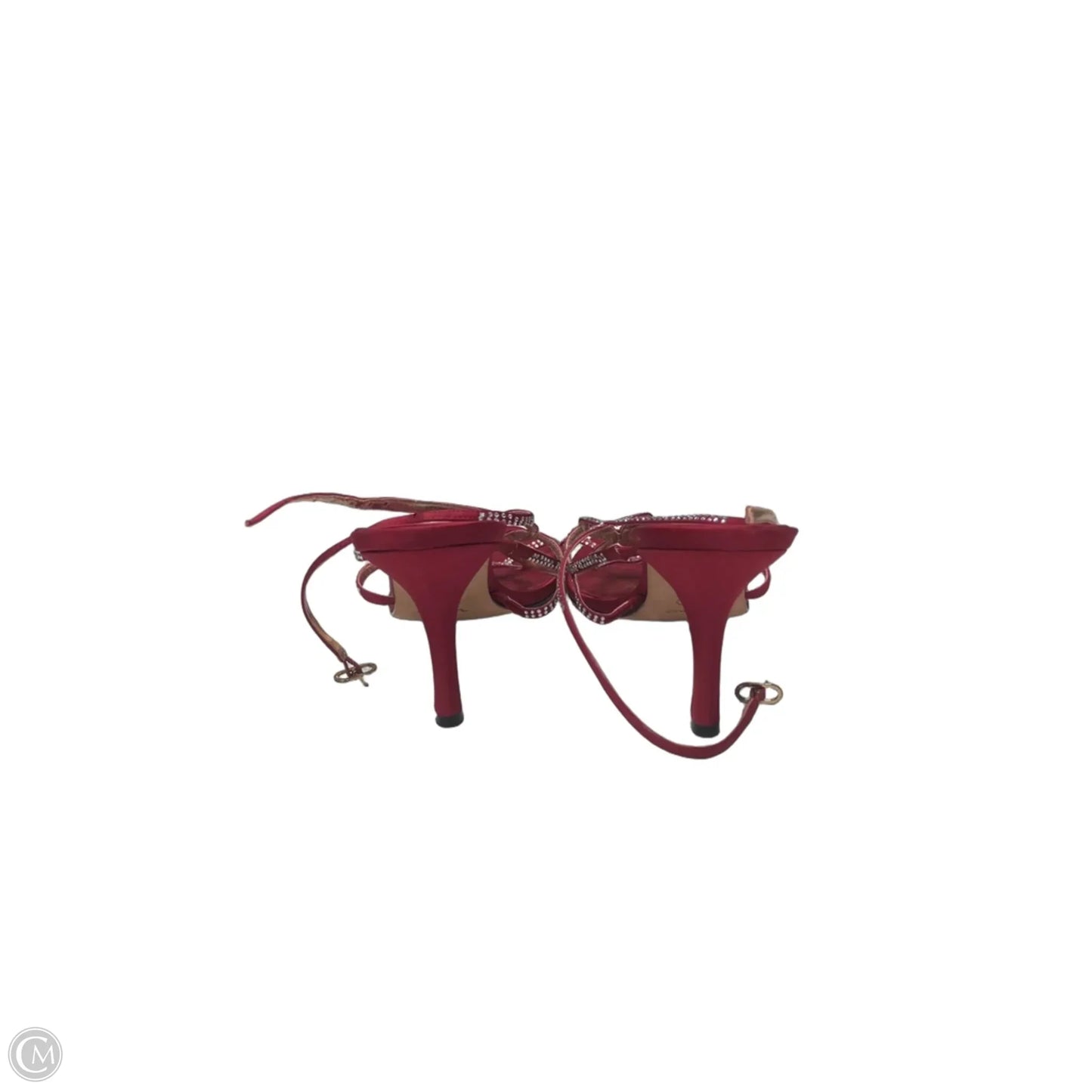 Sandals Heels Stiletto By Nina In Red, Size: 10