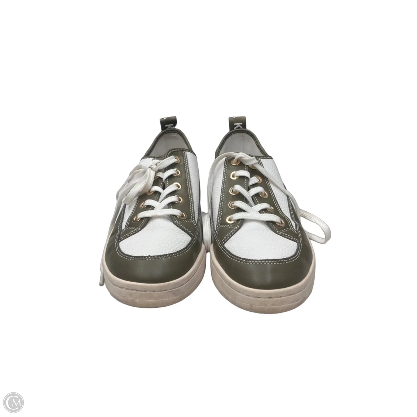 Shoes Sneakers By Michael By Michael Kors In Green & White, Size: 9.5