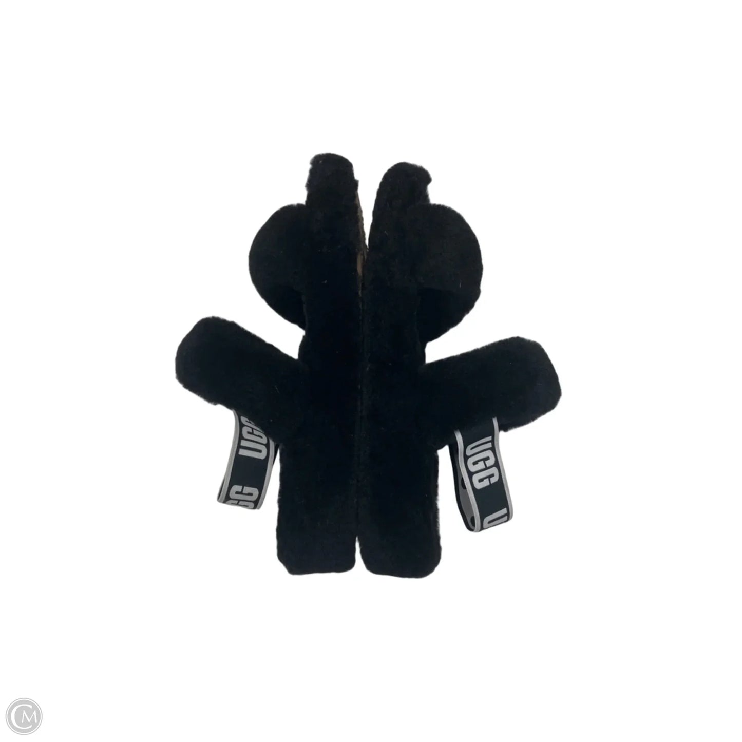 Slippers Designer By Ugg In Black, Size: 9