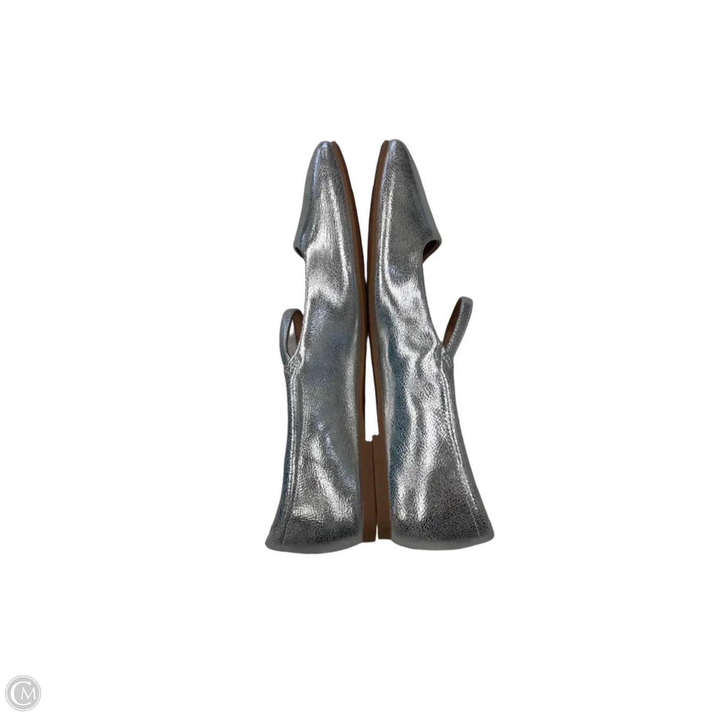 Shoes Flats By Wild Fable In Silver, Size: 9.5