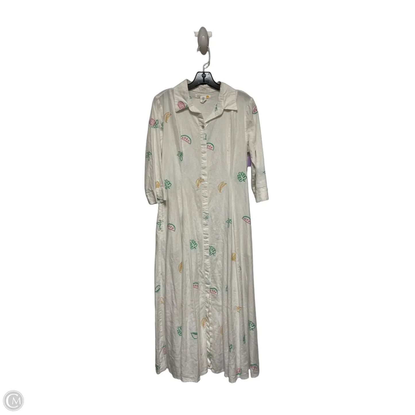 Dress Casual Maxi By C And C In White, Size: M