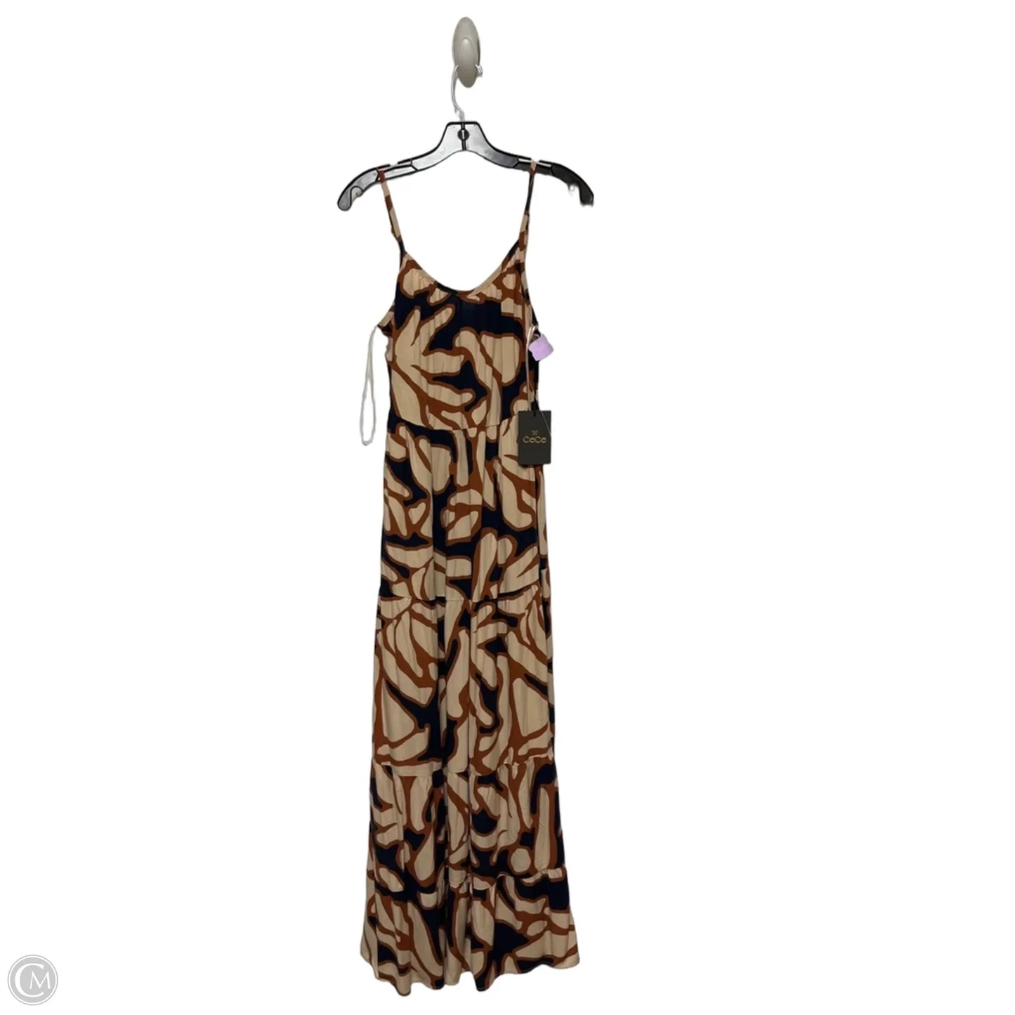 Dress Casual Maxi By Cece In Blue & Brown, Size: S