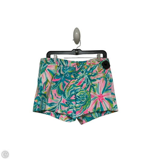Shorts Designer By Lilly Pulitzer In Green & Pink, Size: 6