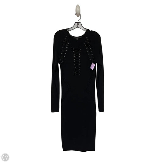 Dress Casual Midi By Guess In Black, Size: Xl
