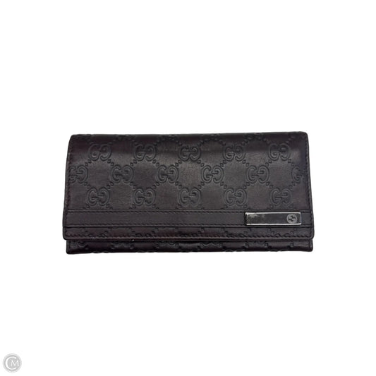 Wallet Luxury Designer By Gucci, Size: Large