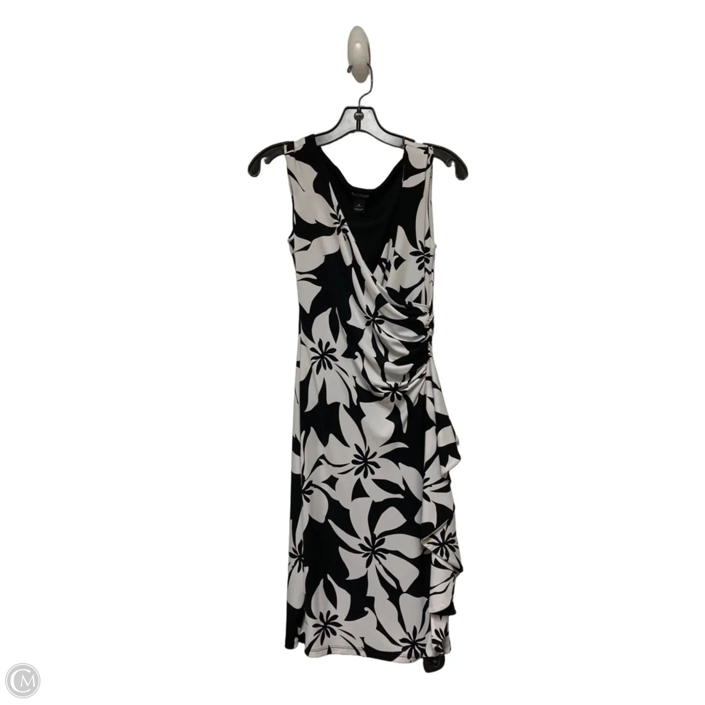 Dress Casual Short By White House Black Market In Black & White, Size: Xs
