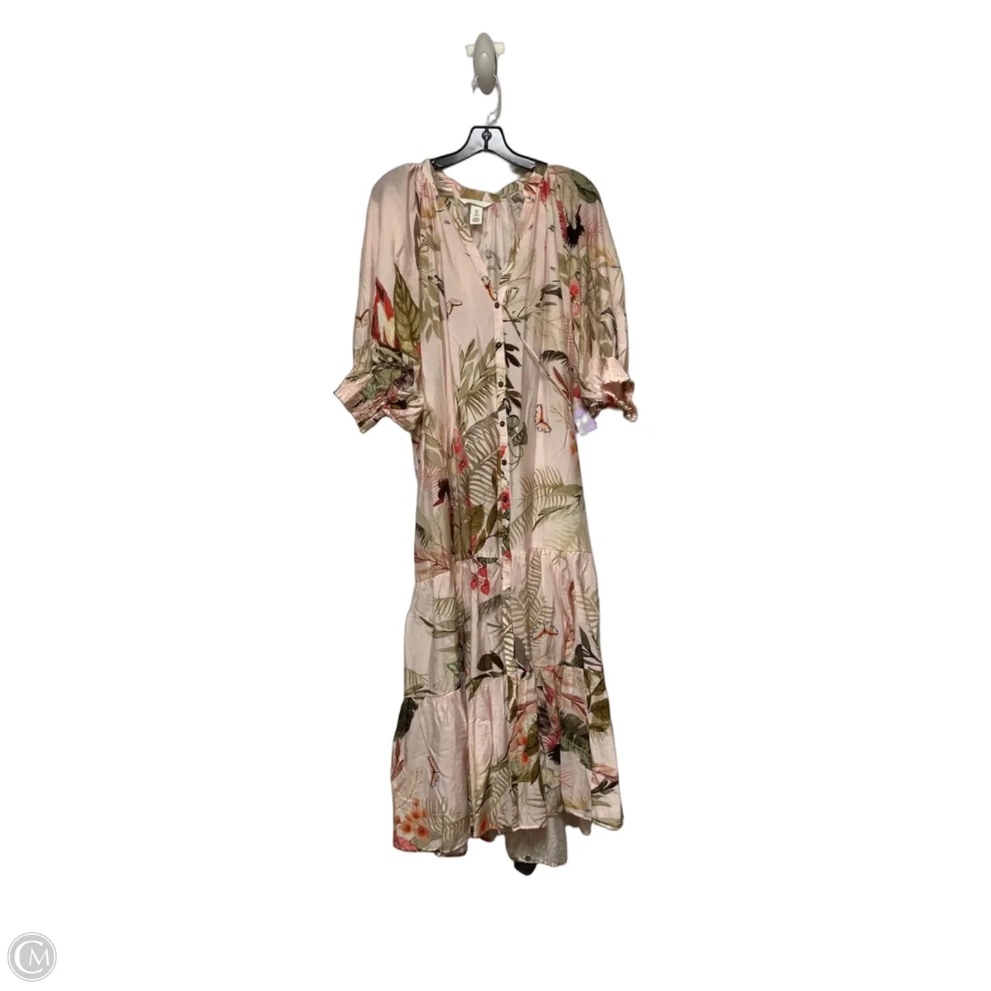 Dress Casual Maxi By H&m In Pink & Purple, Size: M