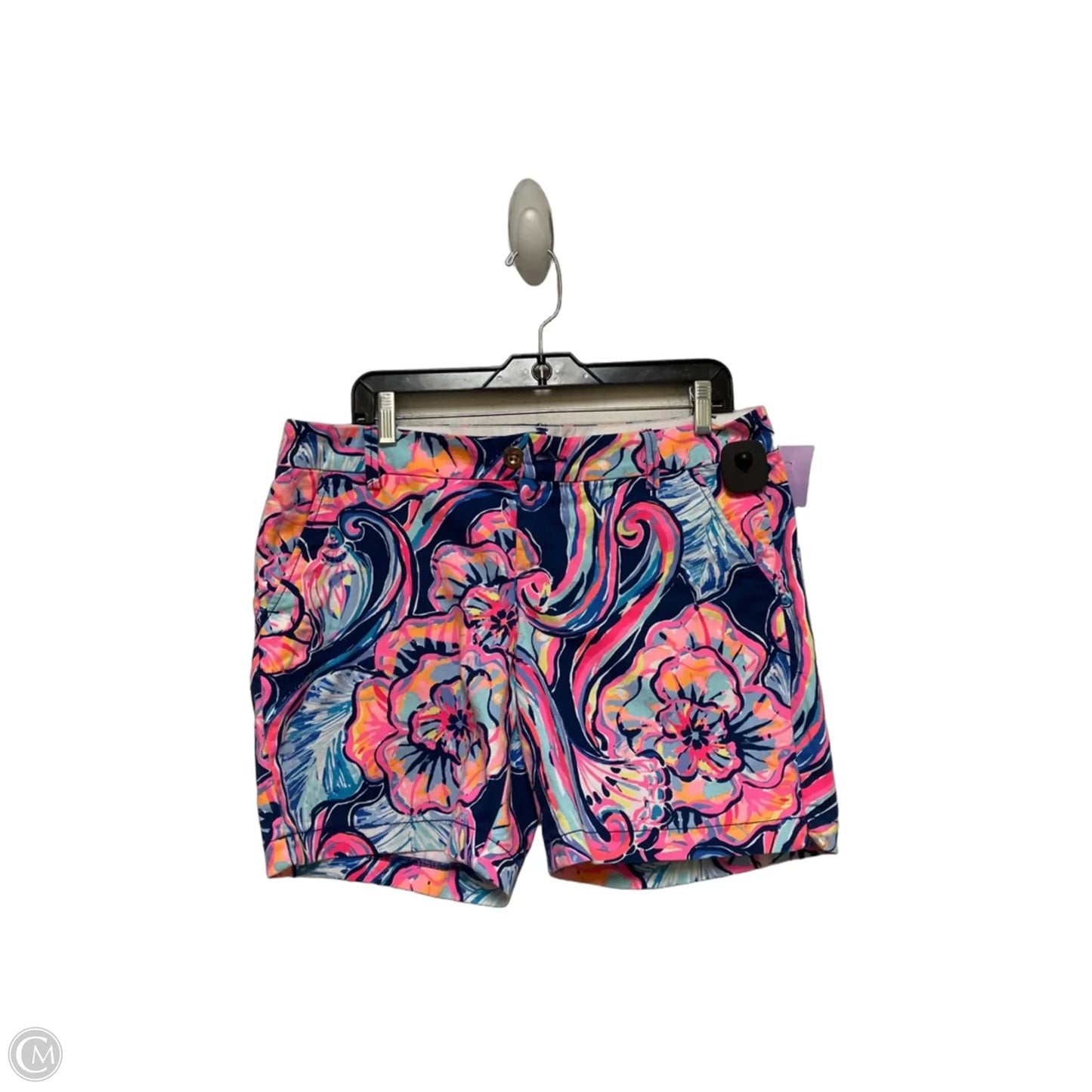 Shorts Designer By Lilly Pulitzer In Blue & Pink, Size: 10
