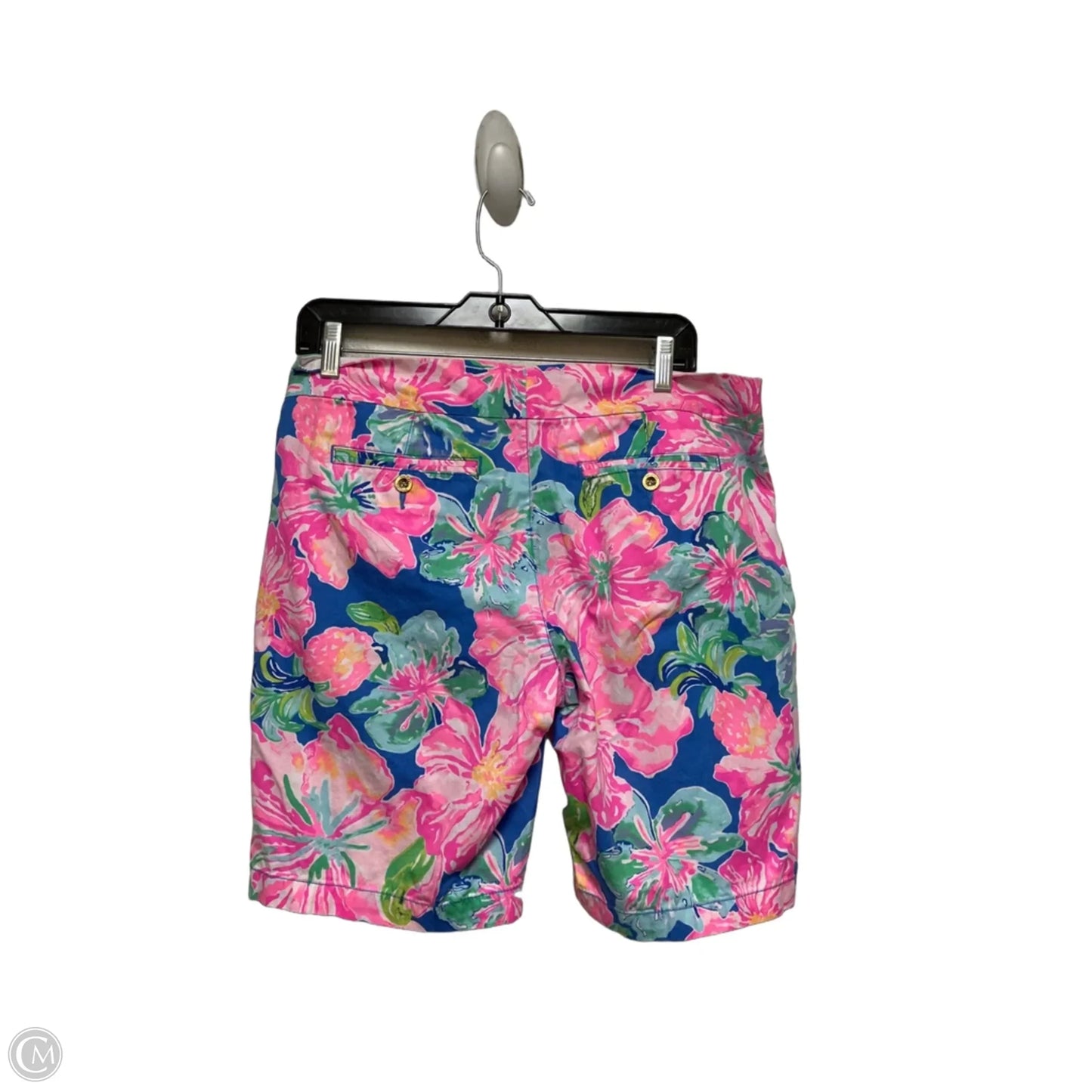 Shorts Designer By Lilly Pulitzer In Blue & Pink, Size: 8