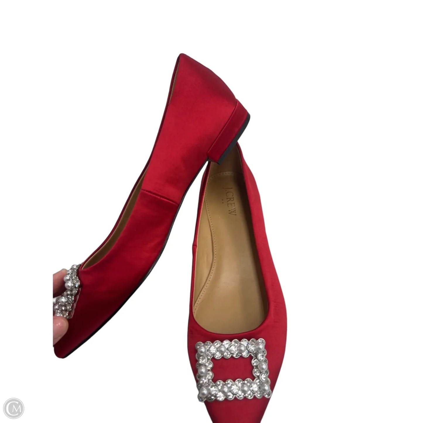 Shoes Flats By J. Crew In Red, Size: 7