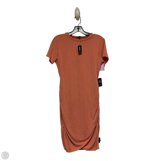 Dress Casual Short By Express In Orange, Size: S