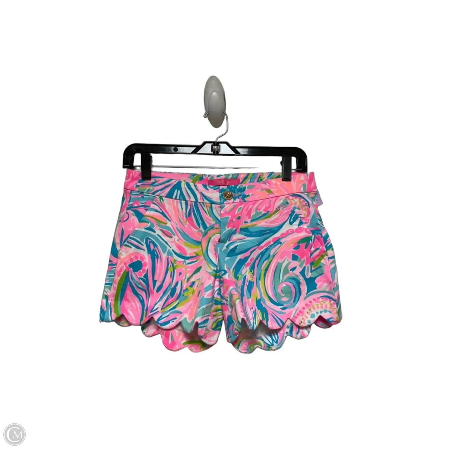 Shorts Designer By Lilly Pulitzer In Blue & Pink, Size: 0